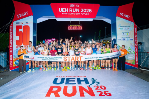 [ueh 50] runners cùng viết nên đường chạy “tri thức con người tương lai” tại ueh run half marathon 2026