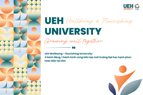 ueh wellbeing flourishing university: 4 chuỗi hành động, 1 hành trình cùng kiến tạo môi trường Đại học hạnh phúc toàn diện tại ueh